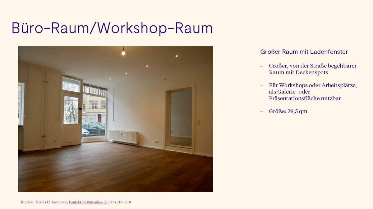 Büro 9m2L  Mareschstraße 1 in Berlin, Neukölln