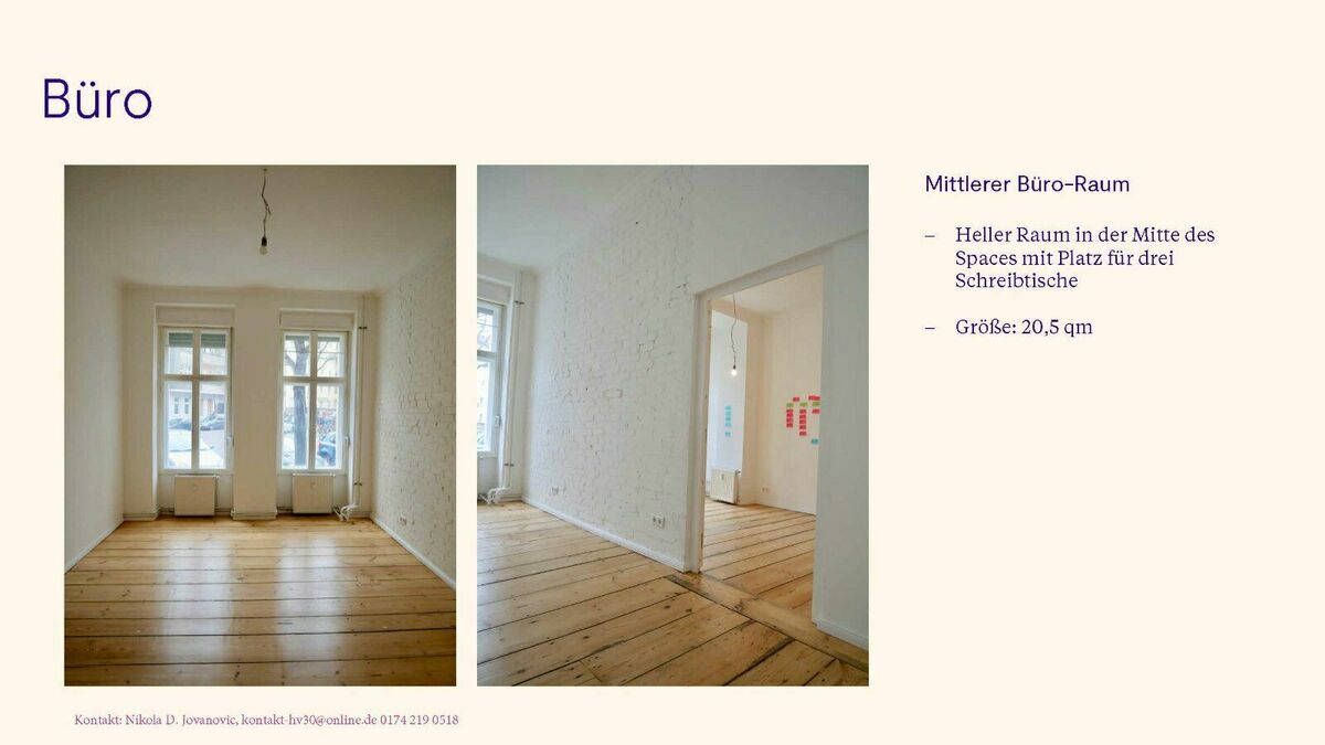 Büro 9m2L  Mareschstraße 1 in Berlin, Neukölln