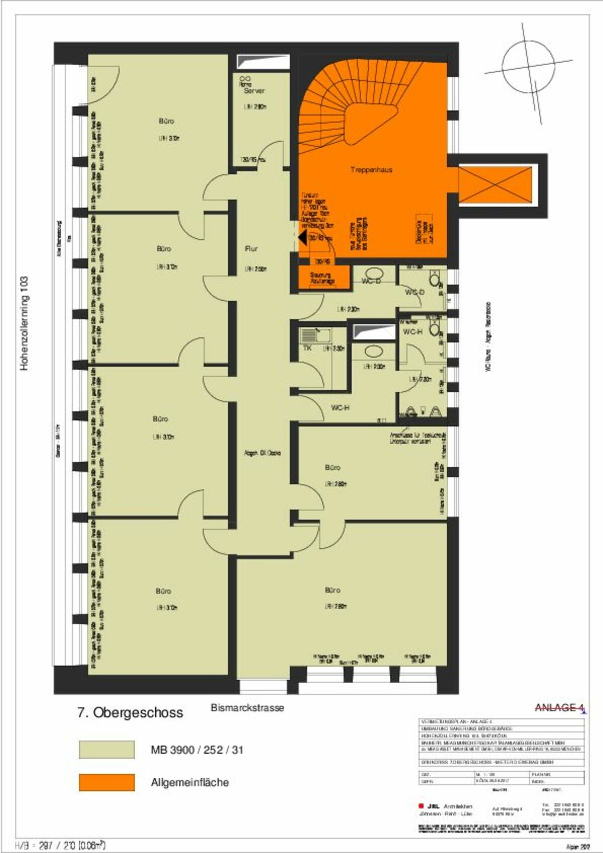 Office XKb1 Hohenzollernring 103 in Cologne, Innenstadt