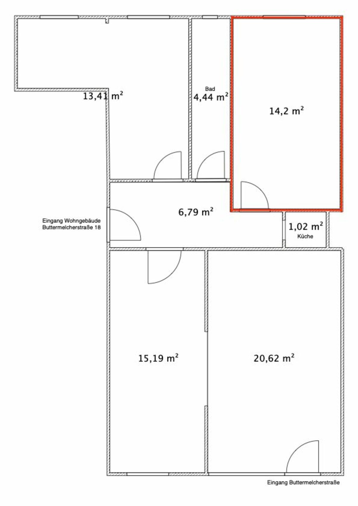 Büro D7q5 Buttermelcherstraße 18 in Munich, Ludwigsvorstadt-Isarvorstadt