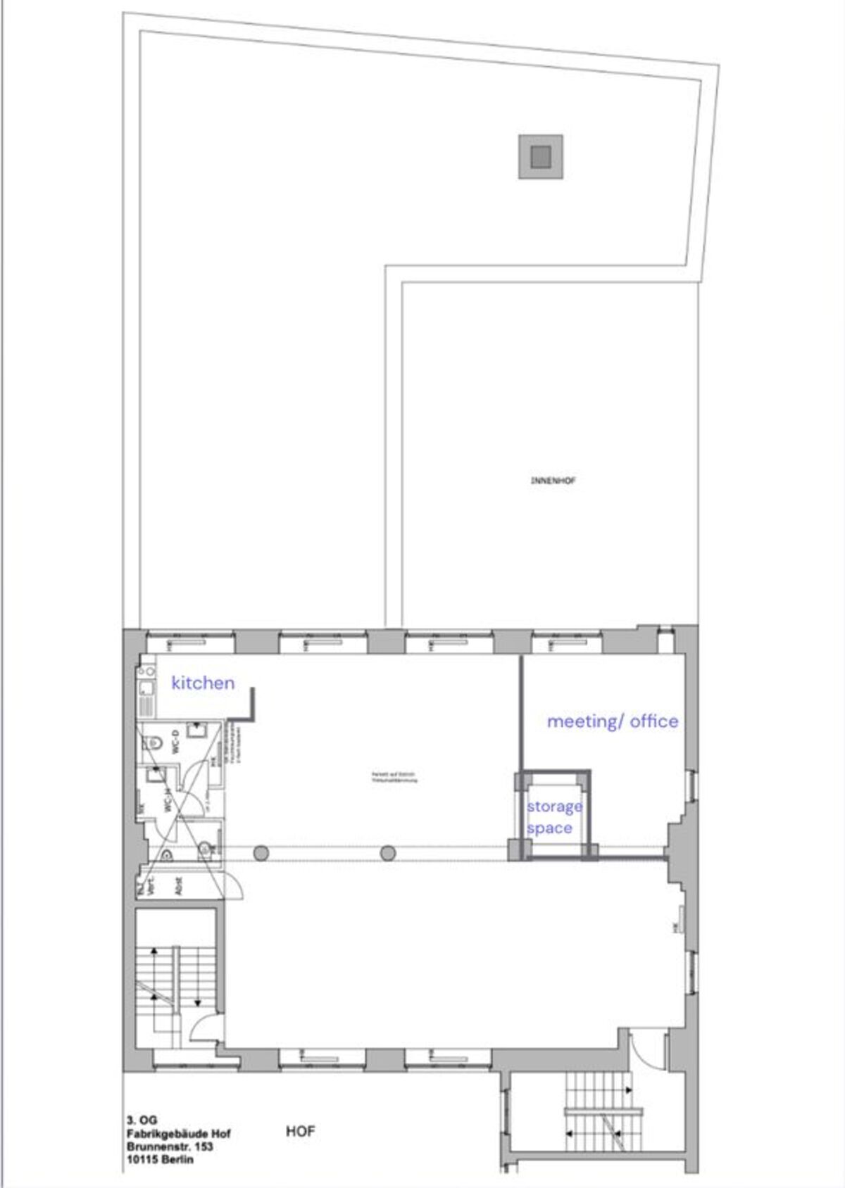 Büro X1x7 Brunnenstraße  153 in Berlin, Mitte